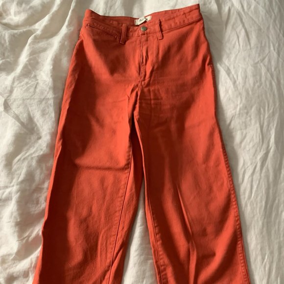Madewell Pants - Madewell Emmett Wide-Leg Crop Pants